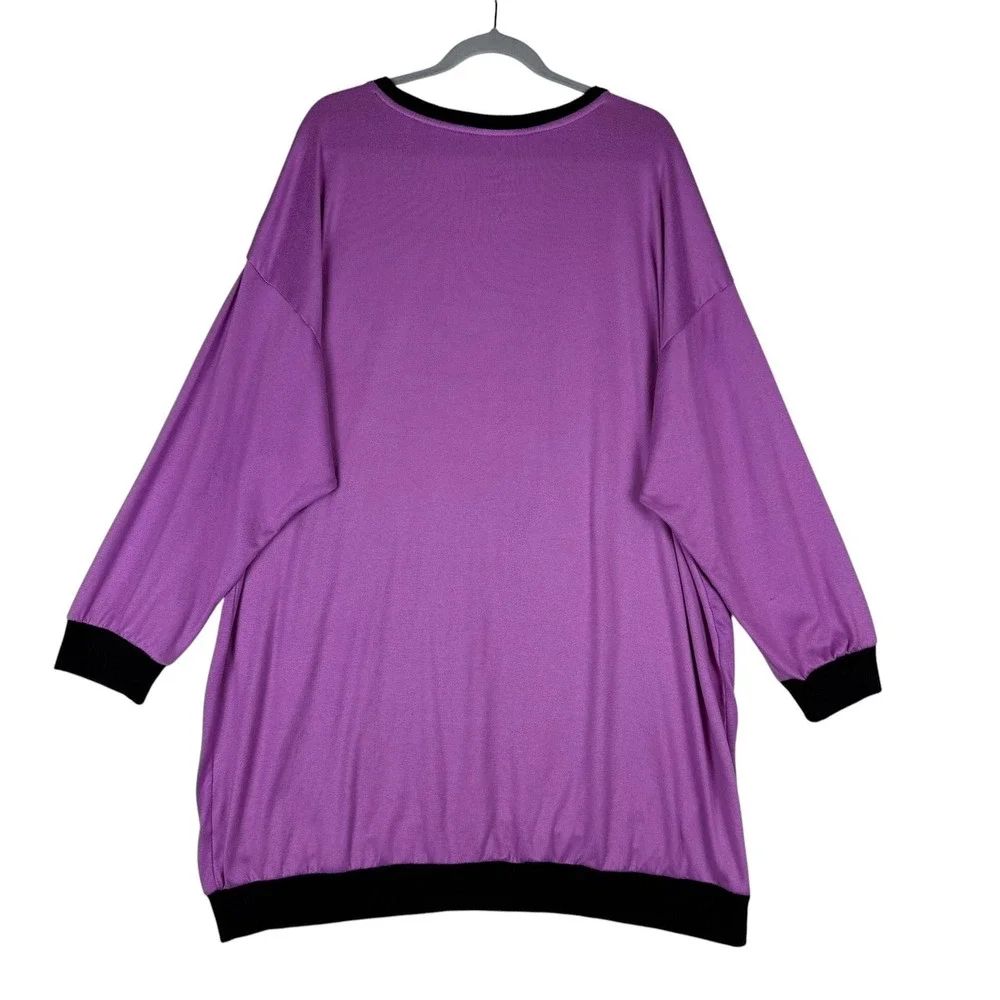 Disney Nightmare Before Christmas Sleepshirt Womens 3X Purple Sally Scream Queen